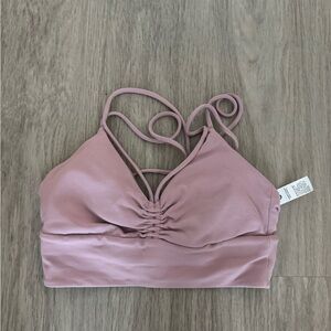 lululemon athletica Ruched Strappy Bralette - Dusty Pink